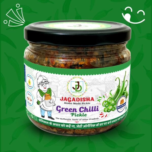 Green Chilli Pickle | हरी मिर्च का अचार
